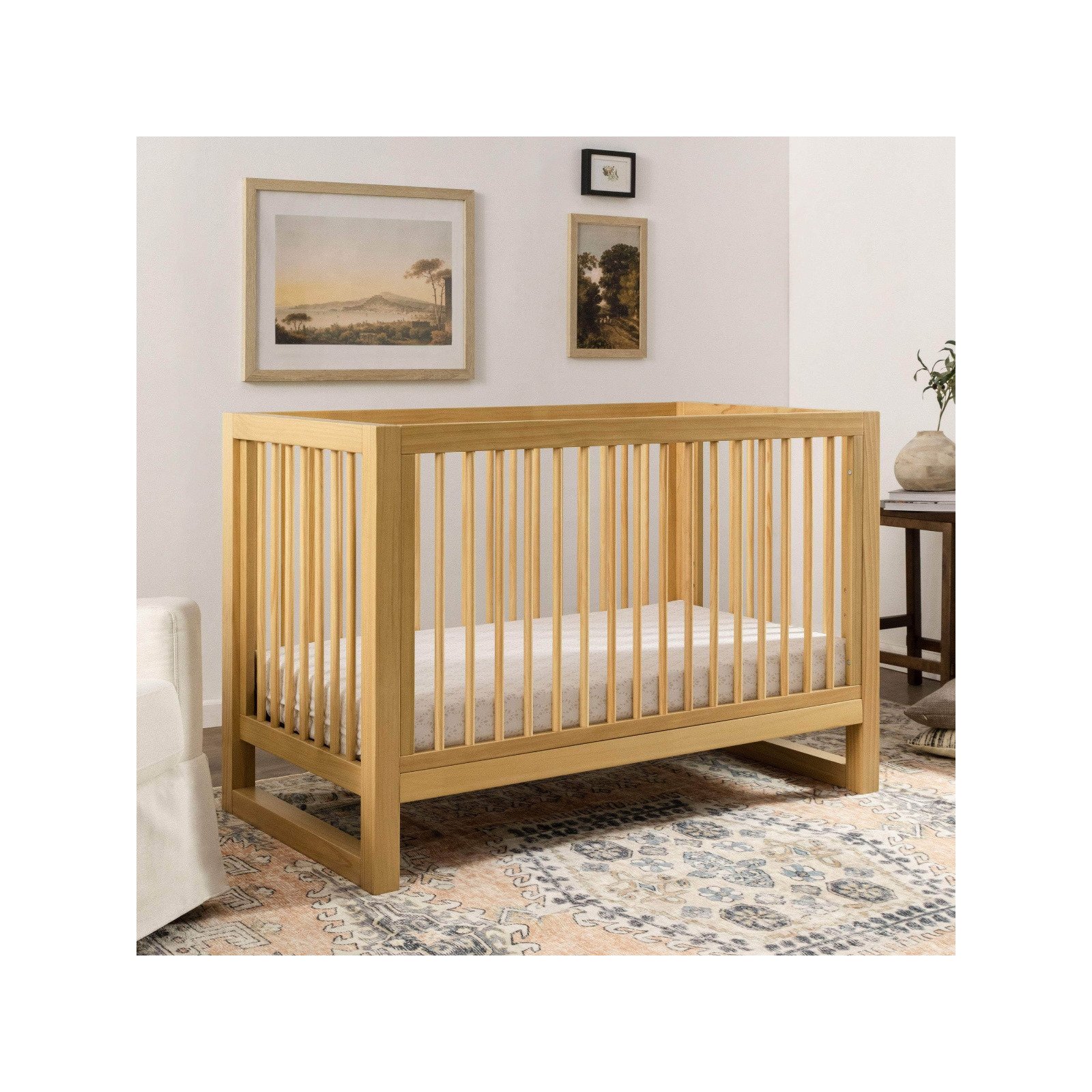 Nantucket 3-in-1 Convertible Crib with Toddler Kit - Honey
