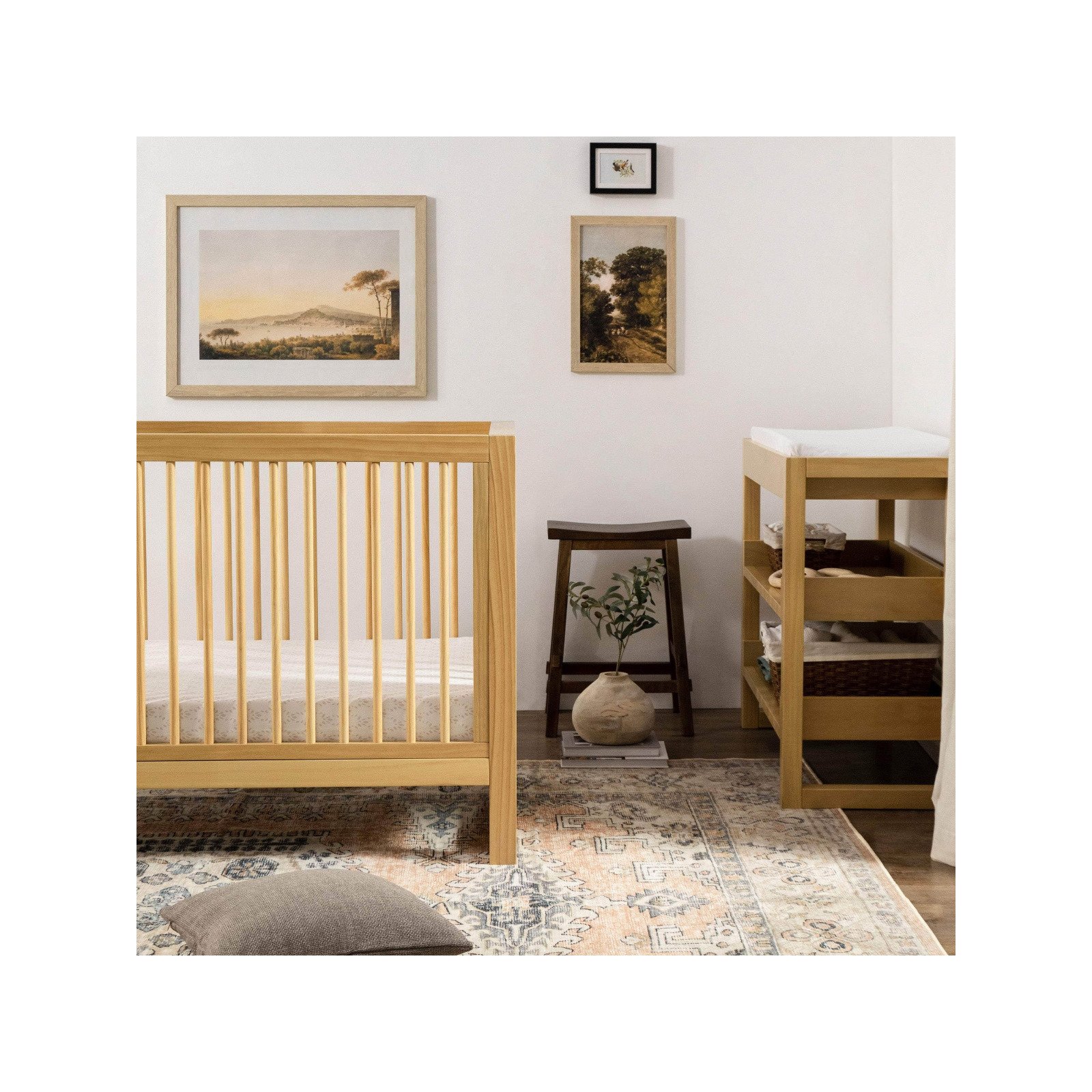 Nantucket 3-in-1 Convertible Crib with Toddler Kit - Honey