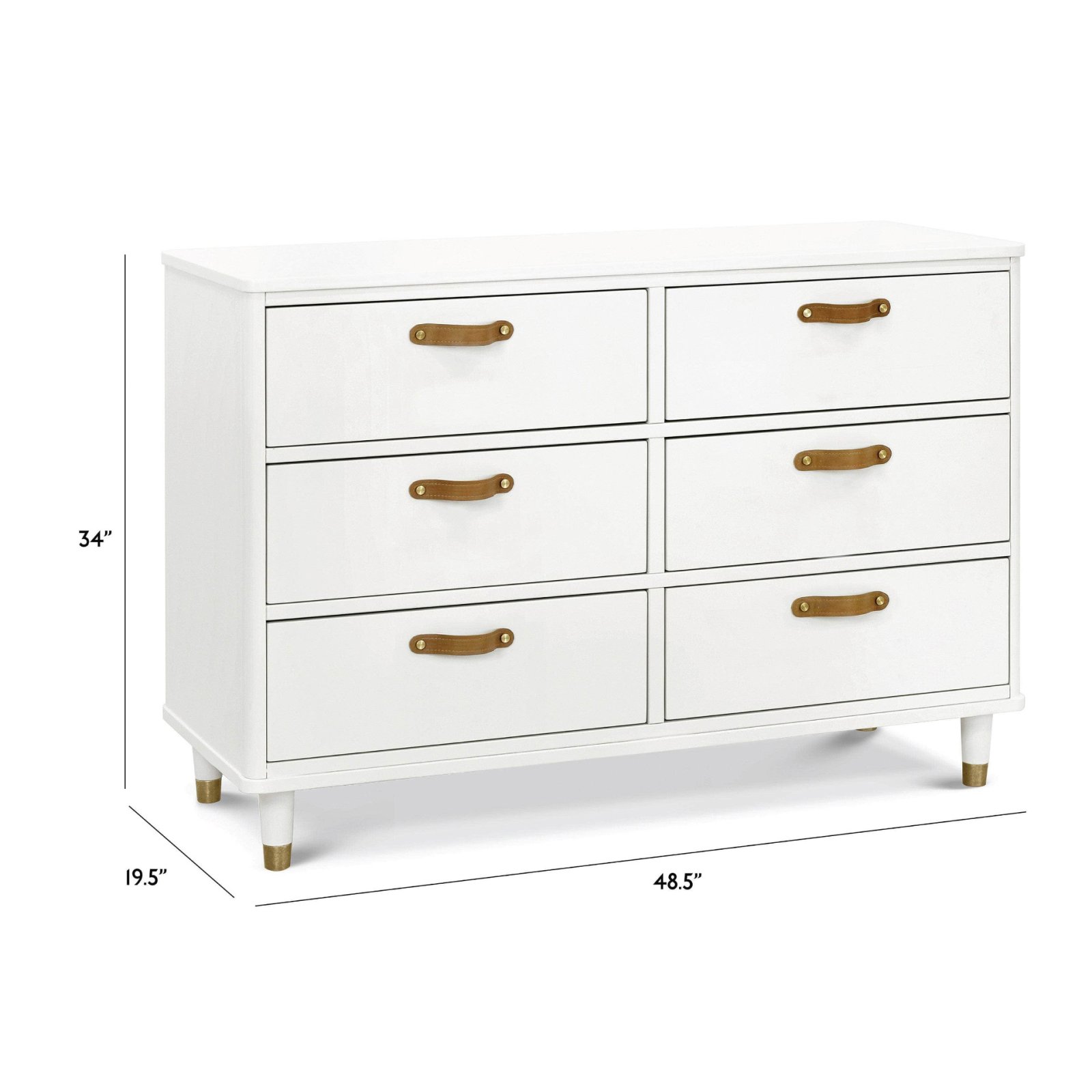 Tanner 6 Dresser Dresser - Warm White