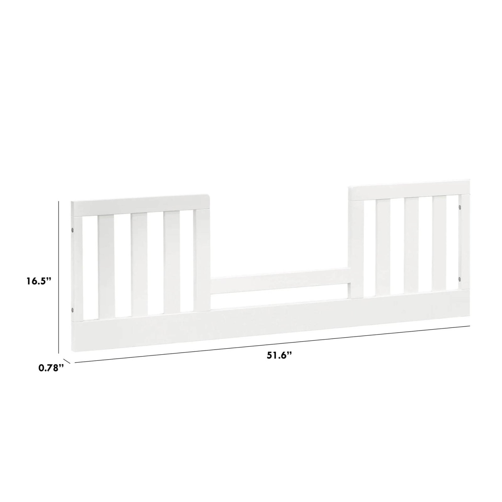 Toddler Bed Conversion Kit - Warm White